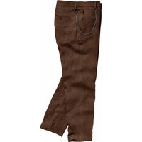 Mey & Edlich Herren Chino Leinenchino Lubruneu braun 46 von Luis Trenker