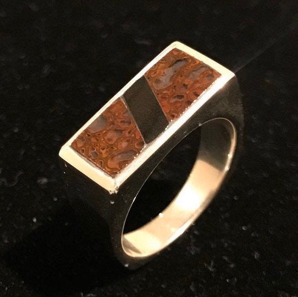 Dinosaurier Knochen Ring von LuisApenJewelry