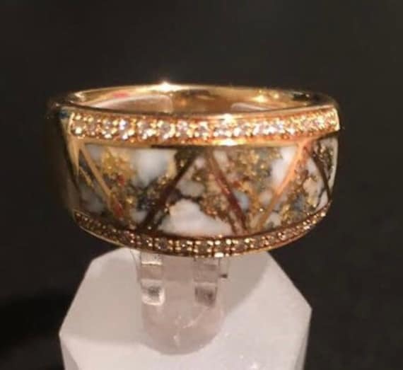 Unisex Ring Aus 14K Gold von LuisApenJewelry