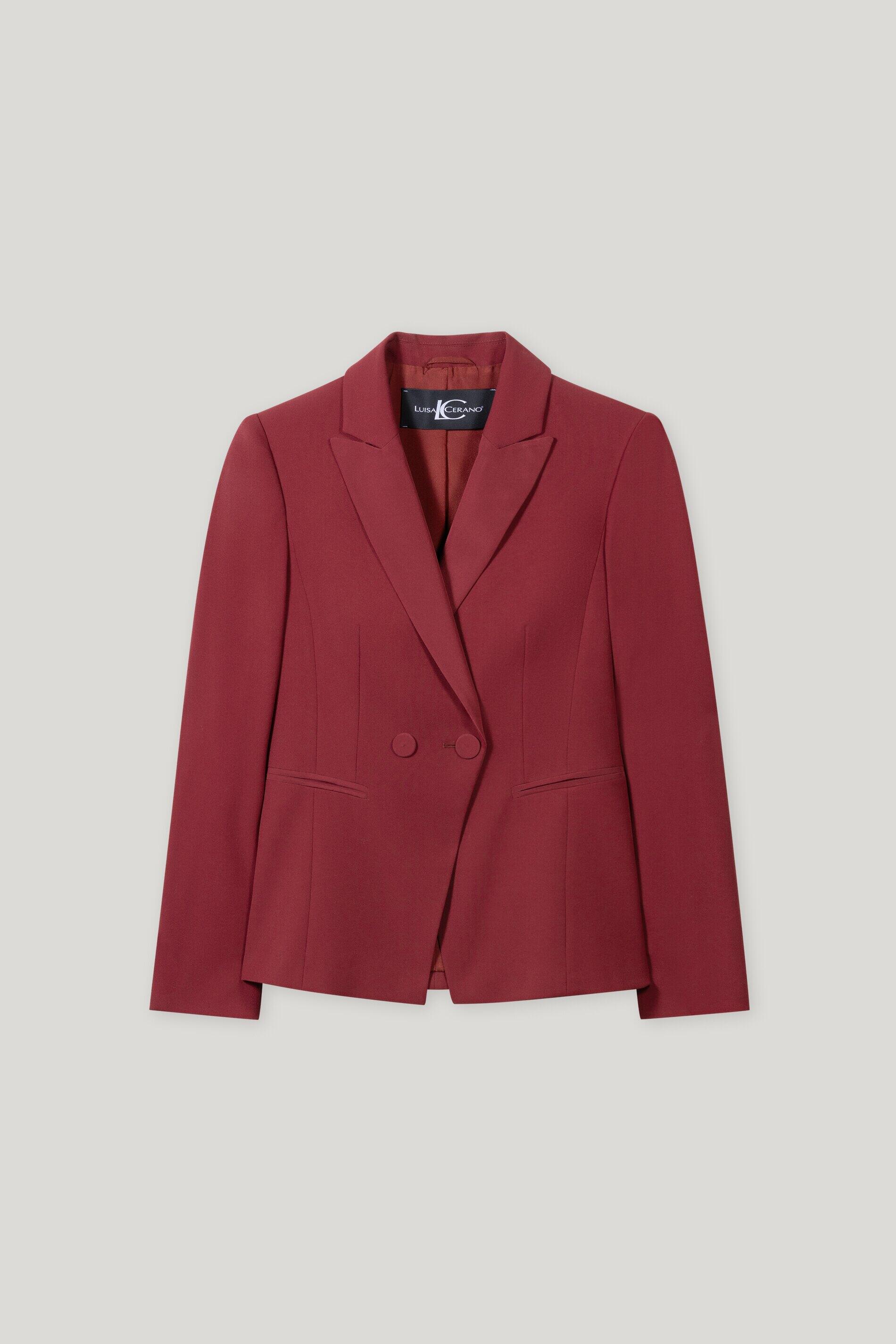 Luisa Cerano - Anzüge / Blazer / Sakkos Weiblich berry red - Gr. - 44 von Luisa Cerano