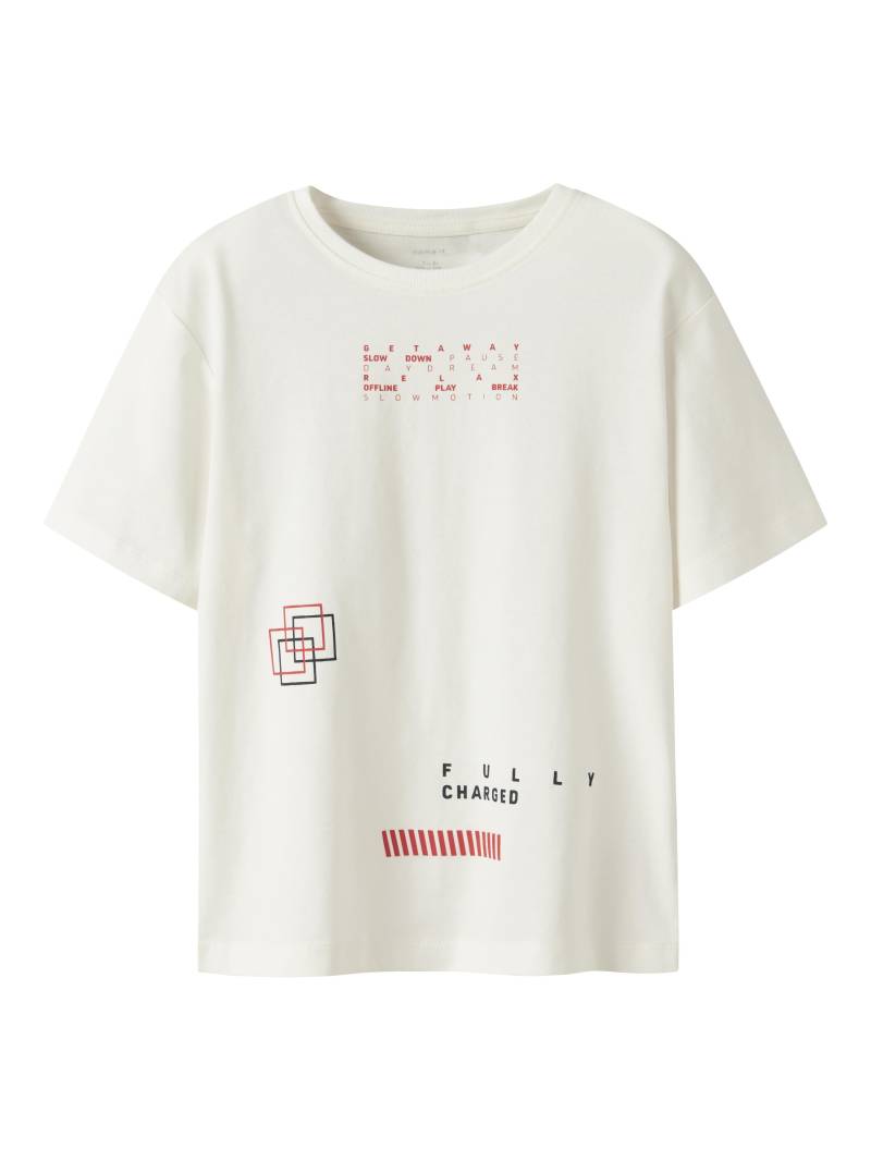 NAME IT - NKMKINGSTON SS NREG TOP PB coconut milk von NAME IT