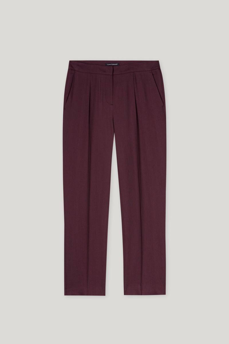 Luisa Cerano - Hosen Weiblich burgundy - Gr. - 36 von Luisa Cerano