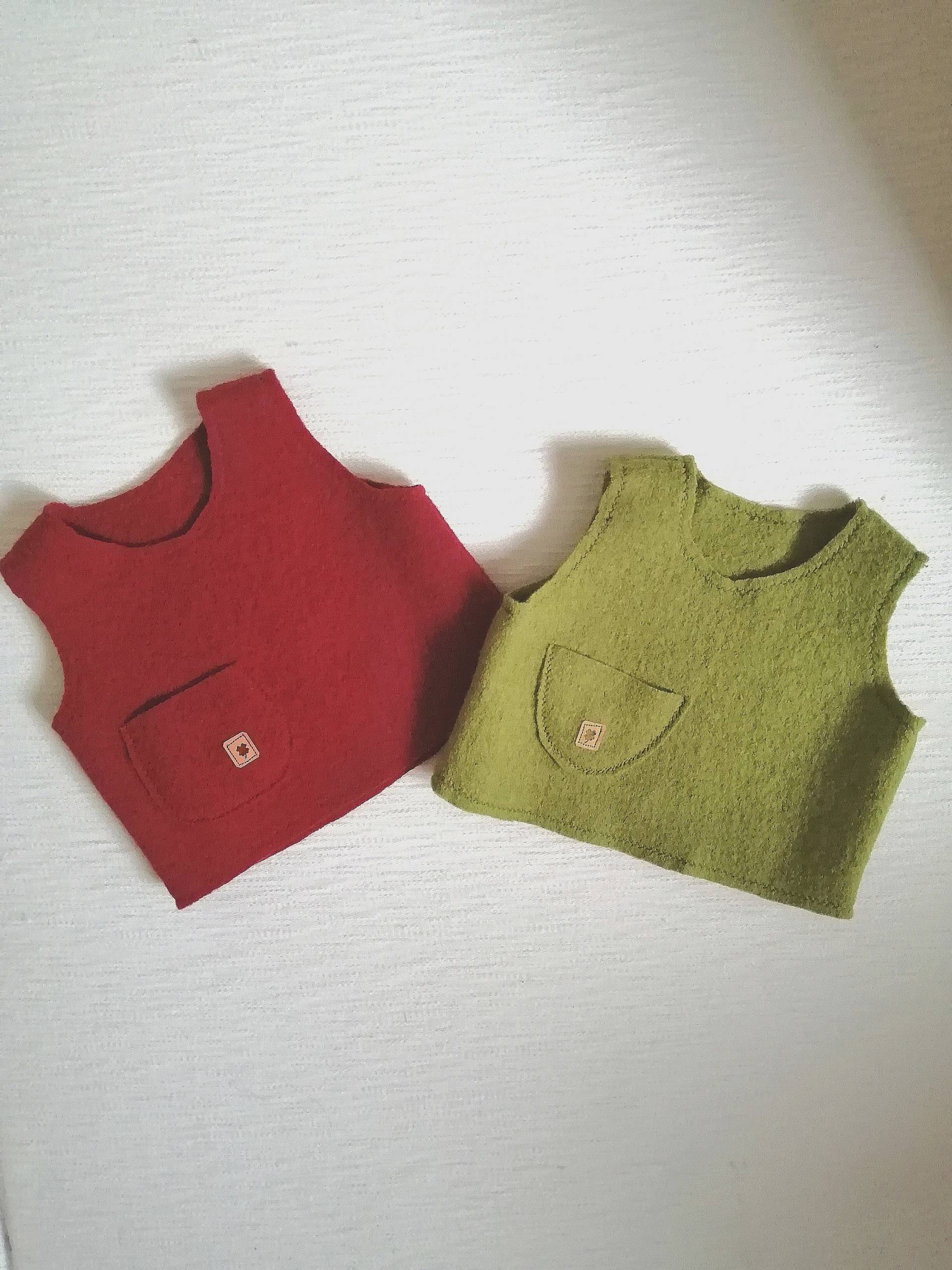 Pullunder, Weste Aus Wollwalk, Grösse 74, 80, 86, 92, 98, 104, 110 Pullunder, Weste Aus Wollwalk, Grösse 74, 80, 86, 92, 98, 104, 110 von LuisasshopDE