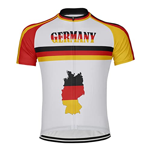 Luisbibe Maßgeschneidert Deutschland Männer Radfahren Jersey Kurzarm (as3, Alpha, 3X_l, Regular, Regular, MS300034-11) von Luisbibe