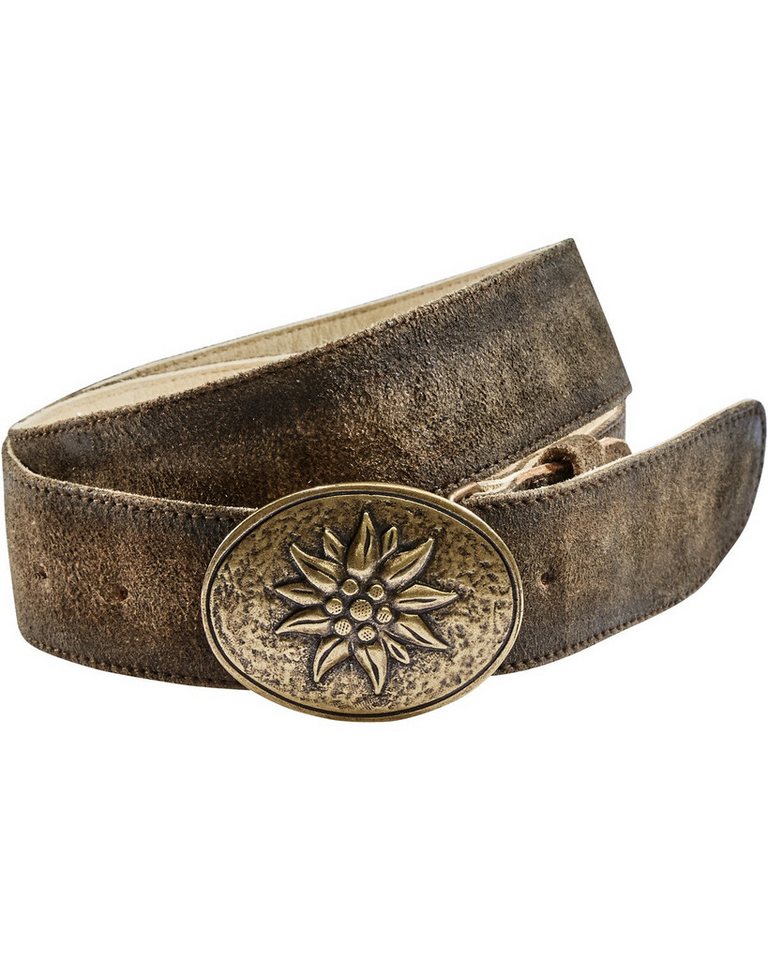 Luise Steiner Hüftgürtel Gürtel mit Edelweißschnalle von Luise Steiner