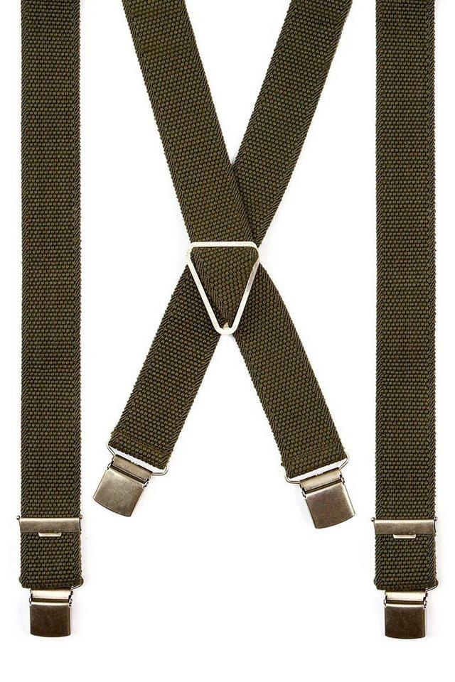 Luise Steiner Trachtenlederhose Trachten Hosenträger - JAGD - oliv von Luise Steiner