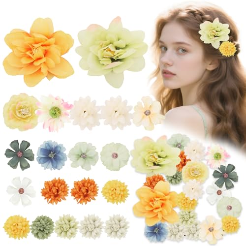 Luixenir 20 Stück bunte künstliche Blumen-Haarspangen, hawaiianische Blume, Haarspangen, Haarschmuck für Mädchen und Frauen Luixenir 20 Stück bunte künstliche Blumen-Haarspangen, hawaiianische Blume, Haarspangen, Haarschmuck für Mädchen und Frauen von Luixenir