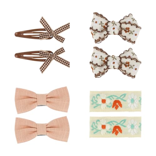 Luixenir Kleine Haarschleifen, kleine Schleifen-Haarnadeln, 8 Stück, Haarspangen, niedliche Haarnadeln für Frauen von Luixenir