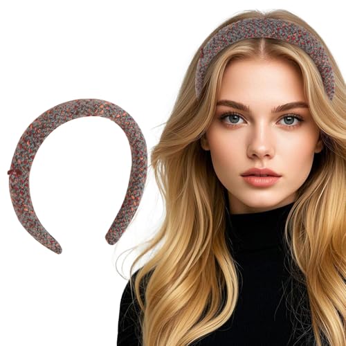 Luixenir Stoff-Stirnband für Damen, modisches Stirnband, Schleifenknoten-Haarband, weiche Stirnbänder, rutschfestes Haarband, Haar-Accessoires von Luixenir