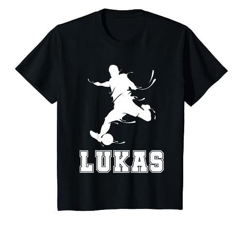 Kinder Fußball Sport Verein Name Lukas Geschenk T-Shirt Kinder Fußball Sport Verein Name Lukas Geschenk T-Shirt von Lukas Name Fußball Geschenke