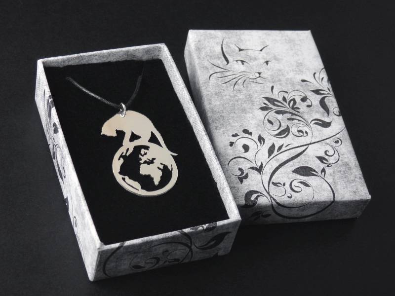 Wahrheit Über Katzen - Sterling Silber Humorvoll Anhänger Wahrheit Über Katzen - Sterling Silber Humorvoll Anhänger von LukasCraft