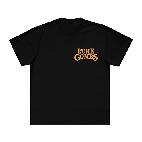 Luke Combs Unisex-Erwachsene Gettin' Old Album T-Shirt, Schwarz, L von Luke Combs