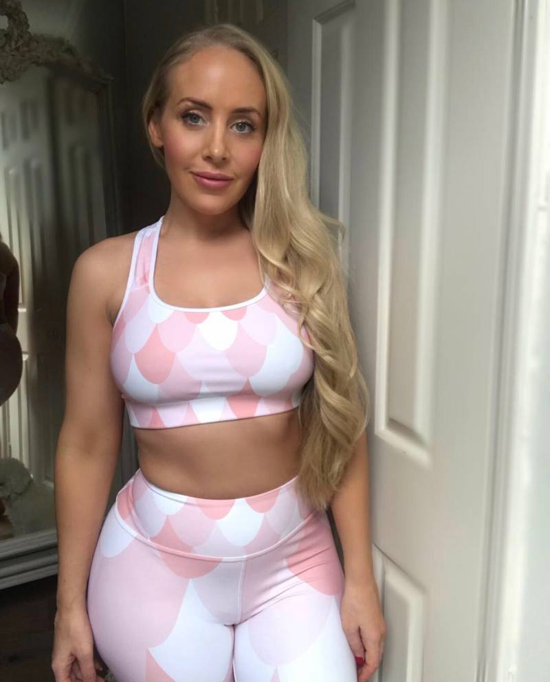 Rosa Mermaid-Sport-Bh, Meerjungfrau Top, Bh, Bralette von LulaActivewear