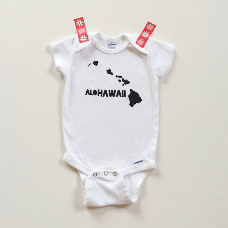 Hawaii Baby. Alohawaii. Unikat Baby Onesie. Hipster Babykleidung. Junge. Mädchen. Lustiges von LulaBall