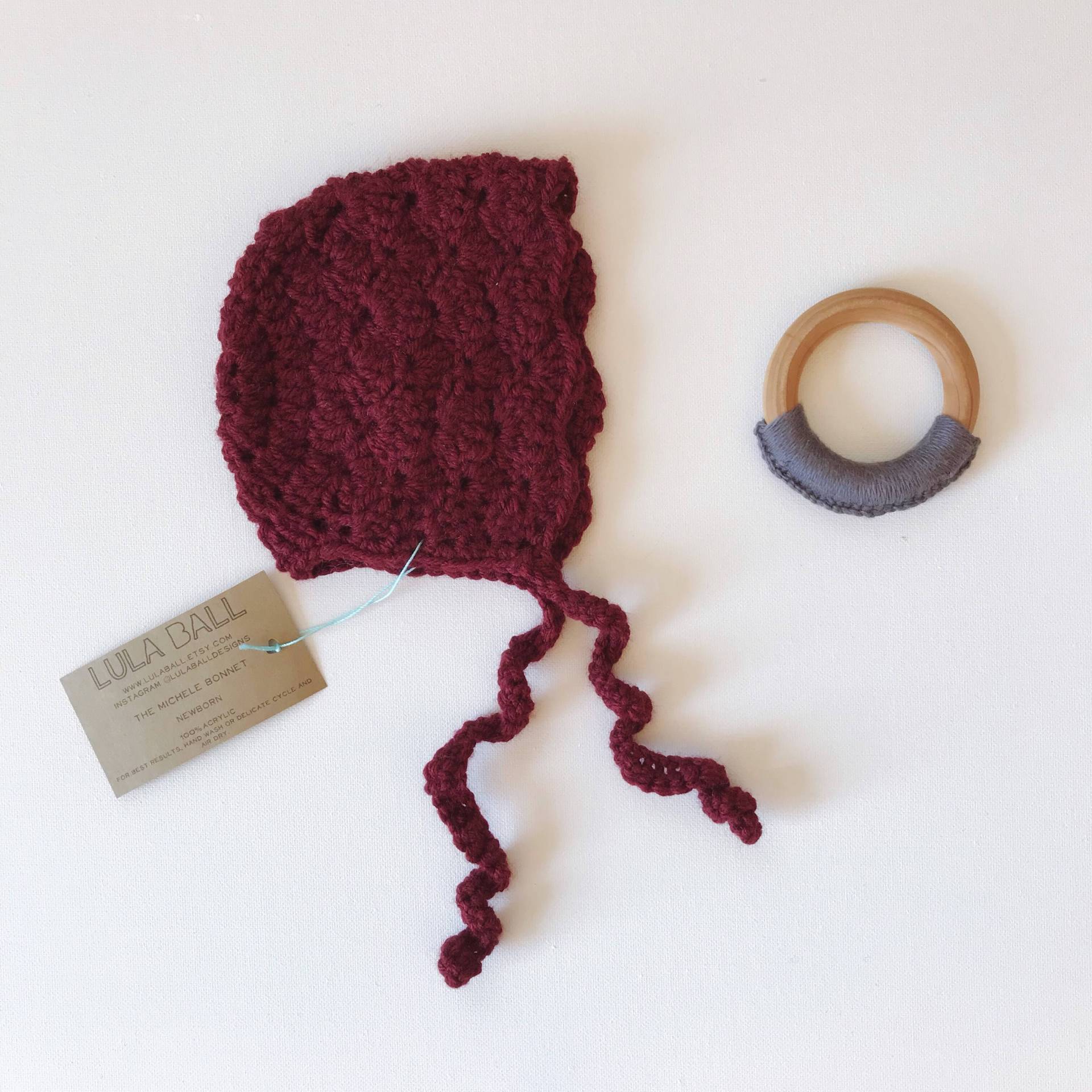 The Michele Bonnet/Aubergine Größe Neugeborenen von LulaBall
