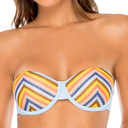 Luli Fama Damen Alegria Bikini, Multi, Medium von Luli Fama