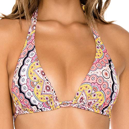 Luli Fama Damen Dreieckige Oberseite: Nicht anwendbar Bikini, Korallenrot, Medium Luli Fama Damen Dreieckige Oberseite: Nicht anwendbar Bikini, Korallenrot, Medium von Luli Fama