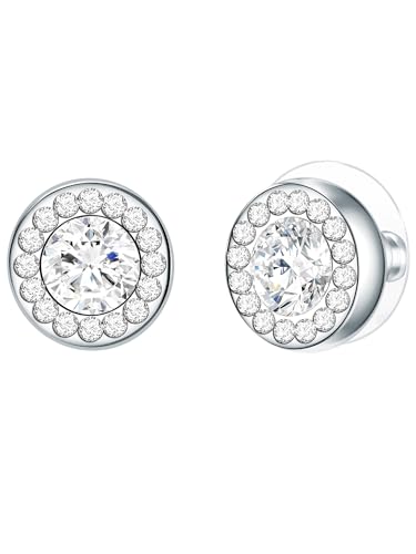 Lulu Jane Damen Ohrringe aus Metall-Legierung mit Glaskristall Modeschmuck Ohrstecker silber von Lulu & Jane