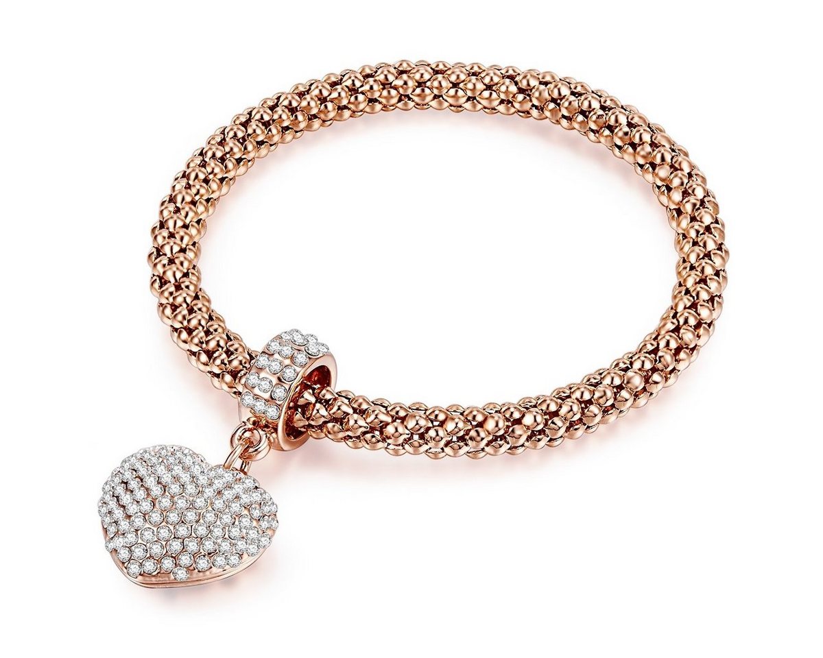 Lulu & Jane Armband Herz roségold, mit Herz Lulu & Jane Armband Herz roségold, mit Herz von Lulu & Jane