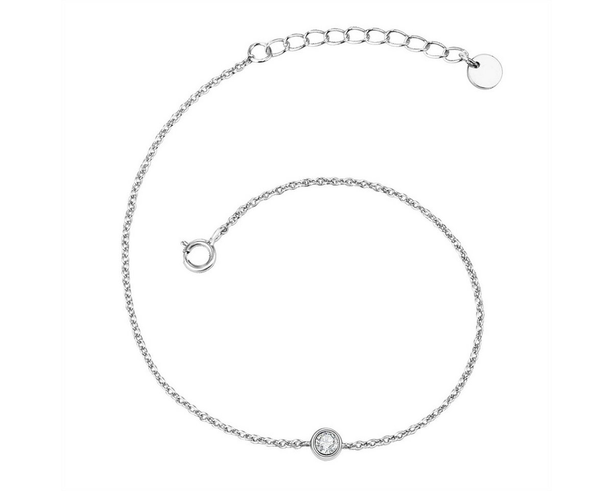 Lulu & Jane Armband silber, mit Topas von Lulu & Jane