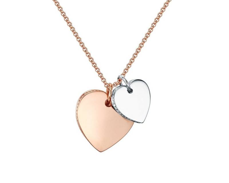 Lulu & Jane Collier Herz roségold, mit Herz von Lulu & Jane