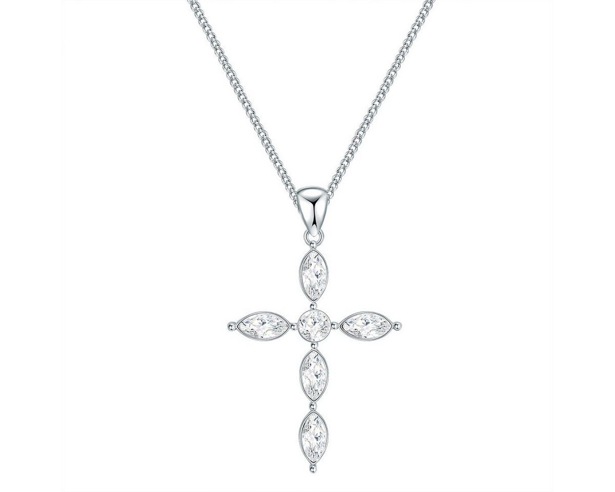 Lulu & Jane Collier Kreuz silber, mit Kreuz von Lulu & Jane