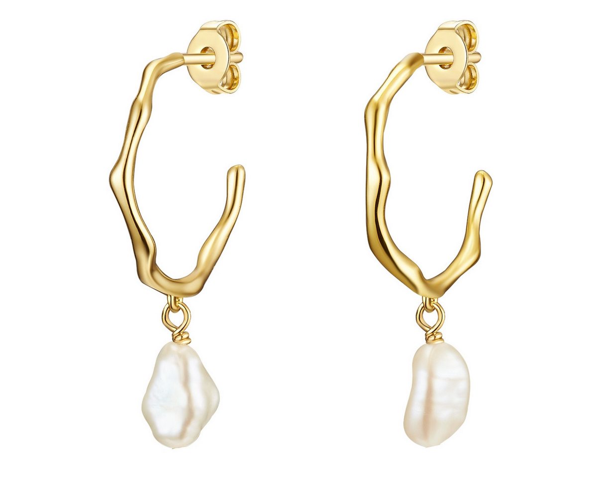 Lulu & Jane Paar Creolen Set: AV204 (2-tlg) von Lulu & Jane