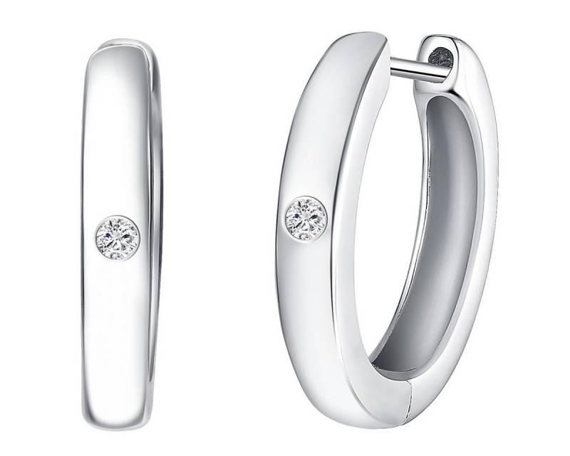 Lulu & Jane Paar Creolen Set: LJ430 (2-tlg), Sterling Silber von Lulu & Jane