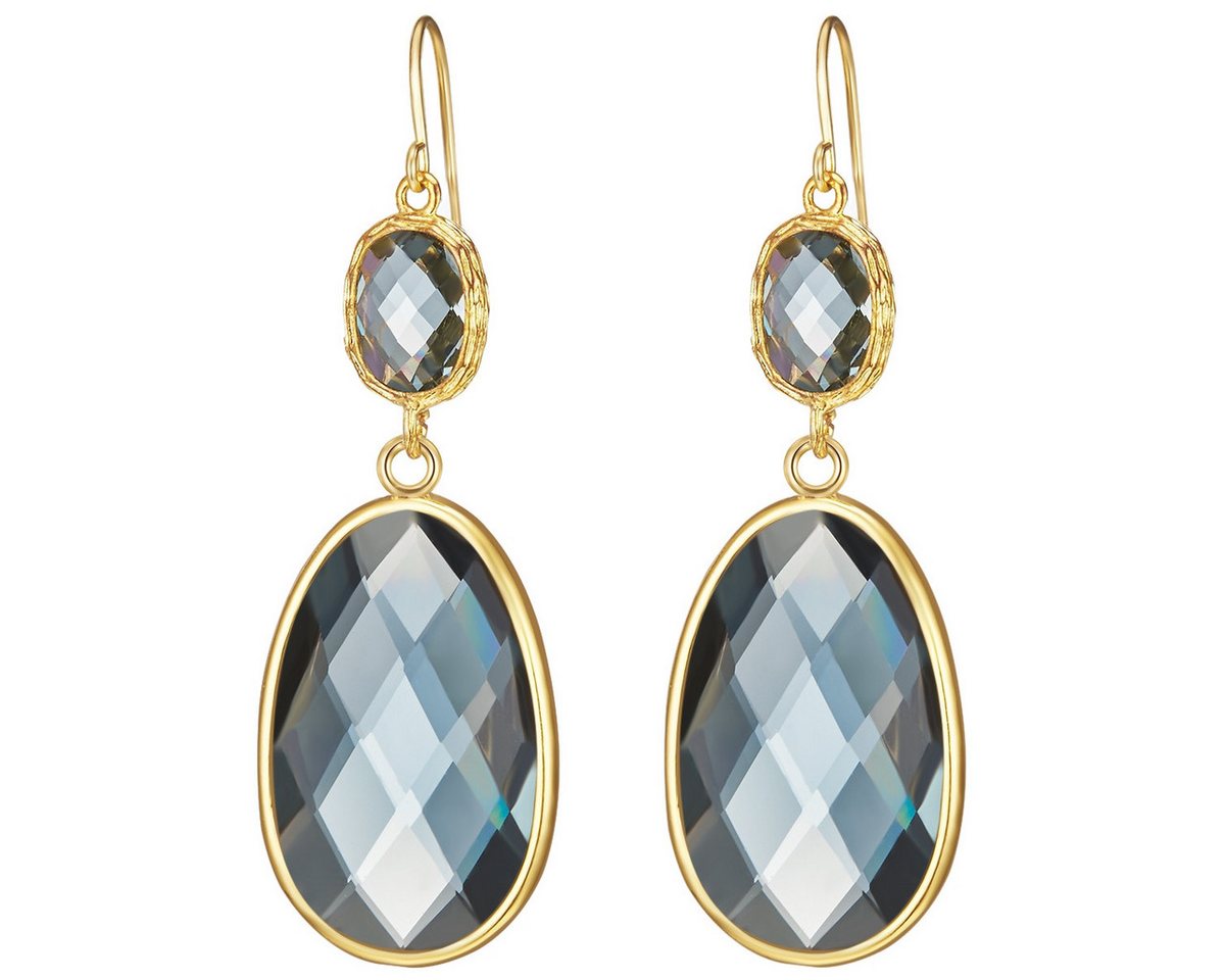 Lulu & Jane Paar Ohrhänger Set: LJ245 (2-tlg), Messing von Lulu & Jane