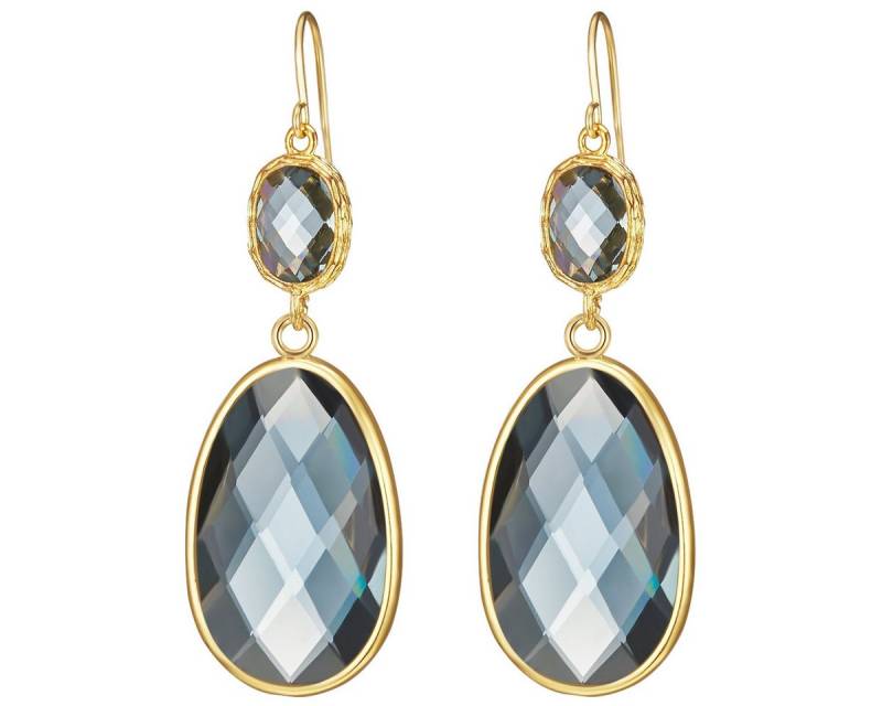 Lulu & Jane Paar Ohrhänger Set: LJ245 (2-tlg), Messing von Lulu & Jane