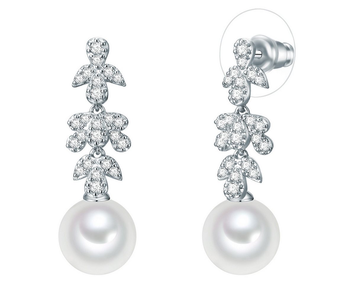 Lulu & Jane Paar Ohrstecker Set: AV144 (2-tlg), mit Zirkonia von Lulu & Jane