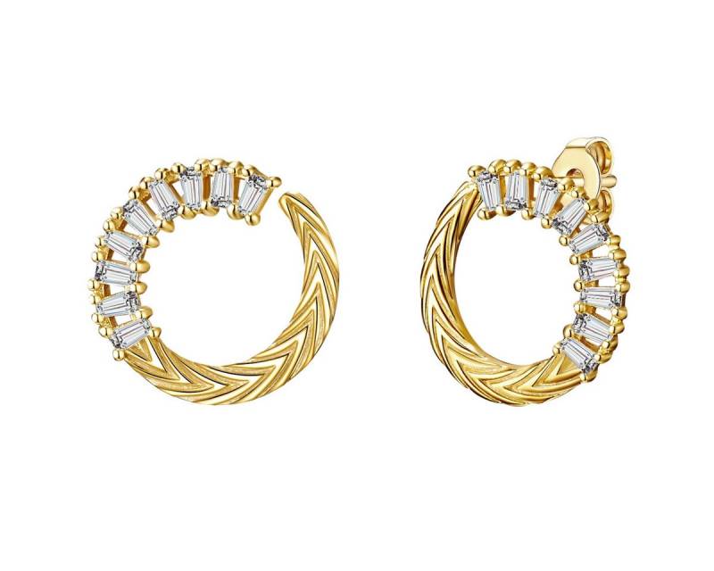 Lulu & Jane Paar Ohrstecker Set: AV198 (2-tlg), mit Zirkonia von Lulu & Jane