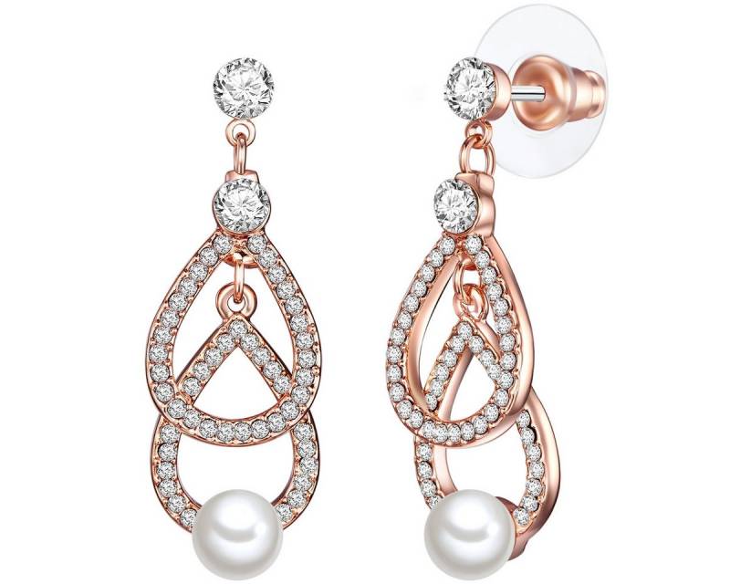 Lulu & Jane Paar Ohrstecker Set: LJ295 (2-tlg), Metall-Legierung von Lulu & Jane