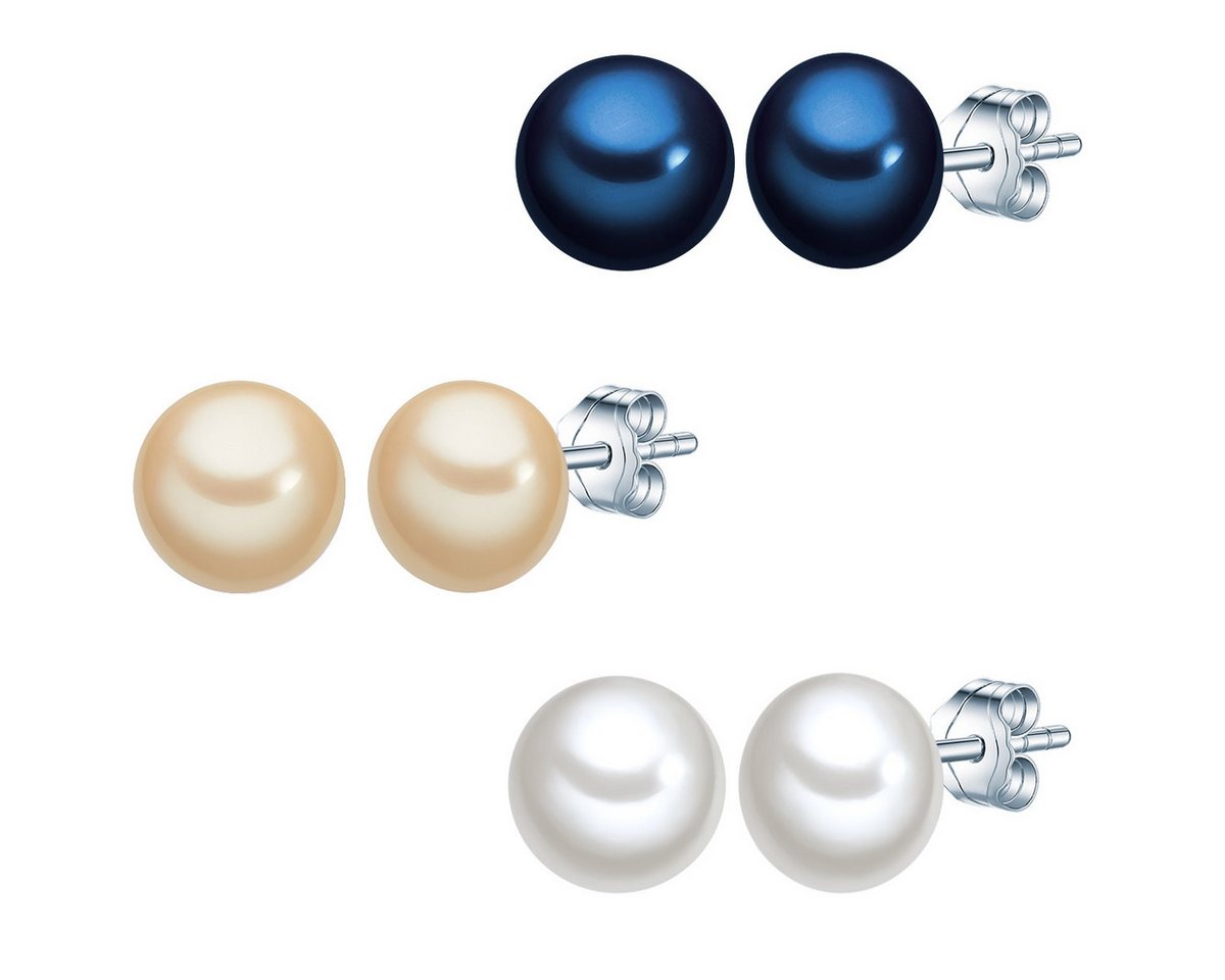 Lulu & Jane Paar Ohrstecker Set: LJ52 (2-tlg), Messing von Lulu & Jane