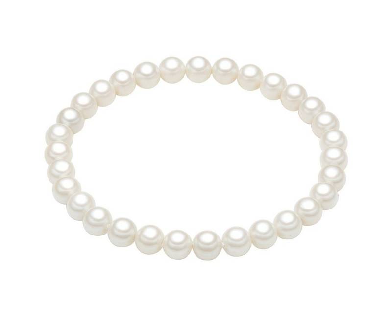 Lulu & Jane Perlenarmband weiß von Lulu & Jane