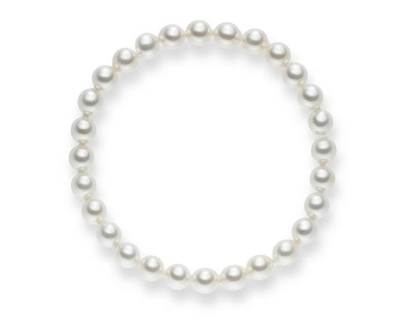 Lulu & Jane Perlenarmband weiß, Muschelkernperle von Lulu & Jane