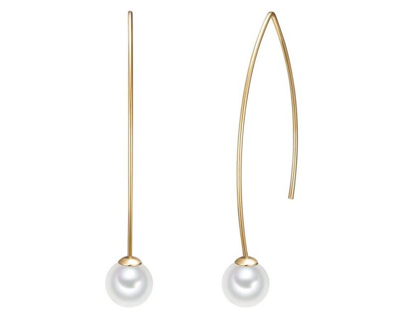 Lulu & Jane Perlenohrringe gelbgold von Lulu & Jane