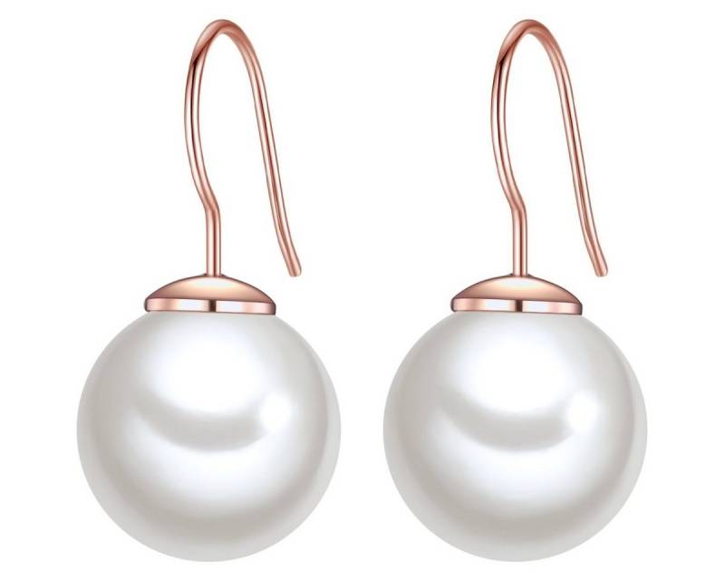 Lulu & Jane Perlenohrringe roségold von Lulu & Jane