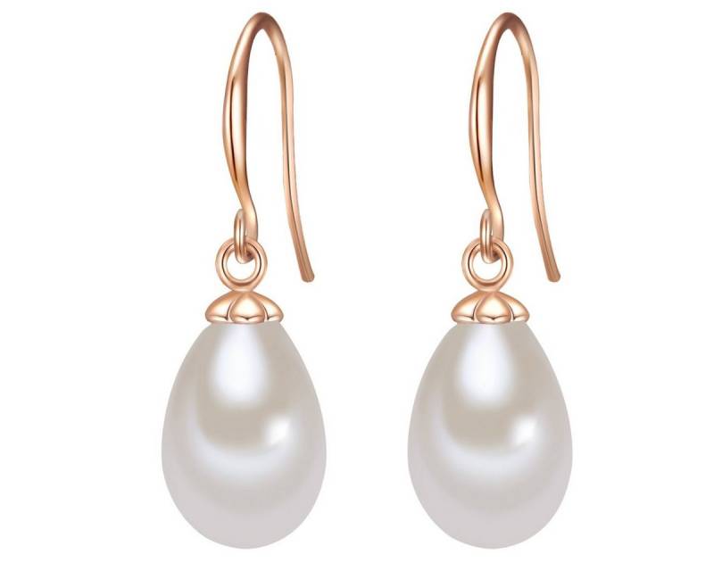 Lulu & Jane Perlenohrringe roségold von Lulu & Jane