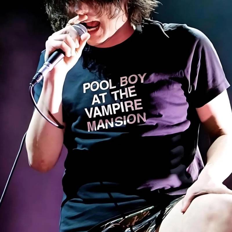 Pool Boy At The Vampire Mansion Shirt, My Chemical Romance Gerard Way Black Parade Tour Reunion, Emo T-Shirt, Elder Emo, Mcr von LuluDesignLab