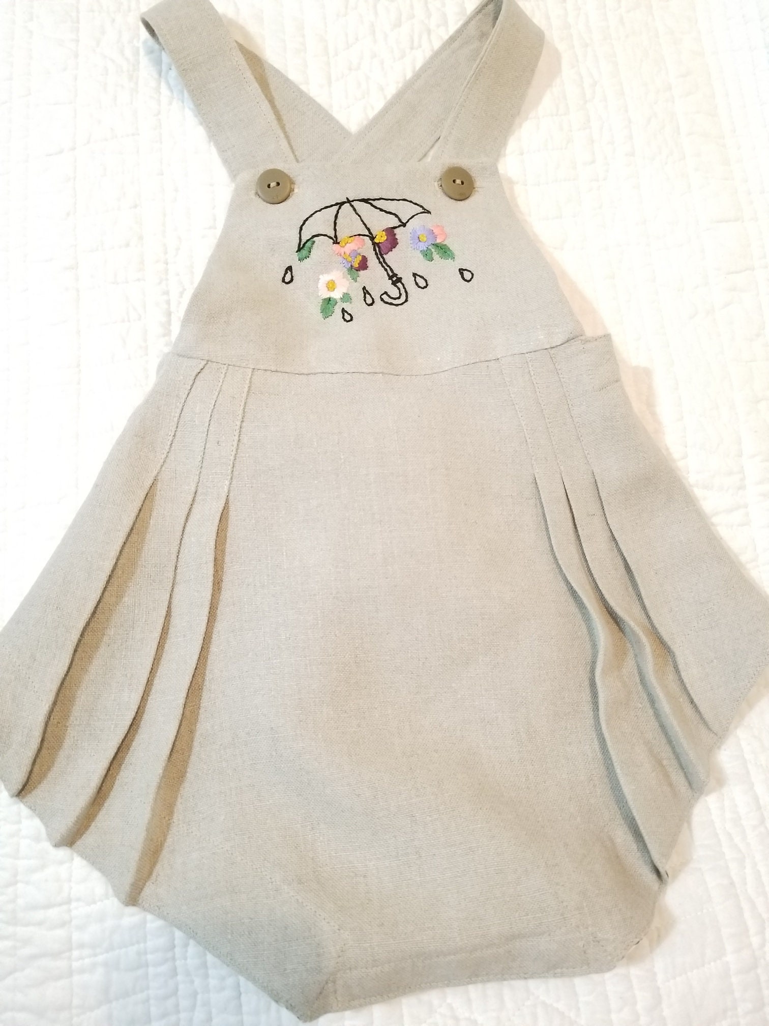 9-12 Monate Kleinkinder Trägerkleid, Vintage-stil, 100 % Baumwolle, Leinen, Neovintage, Kinderkleidung, Besonderen Anlass, Sommer-style 9-12 Monate Kleinkinder Trägerkleid, Vintage-stil, 100 % Baumwolle, Leinen, Neovintage, Kinderkleidung, Besonderen Anlass, Sommer-style von LuluFrankandCo