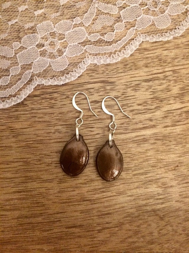 Ohrringe Aus Kürbiskernen von LuluFrankfurt