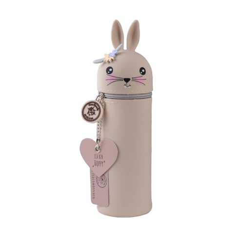 Lulubug Silikon Federmäppchen - Hase Hoppy | Federtasche aus weichem Silikon für Stifte | Federmappe und Stiftehalter | Mäppchen Tiere, Schlampermäppchen Lulubug Silikon Federmäppchen - Hase Hoppy | Federtasche aus weichem Silikon für Stifte | Federmappe und Stiftehalter | Mäppchen Tiere, Schlampermäppchen von Lulubug