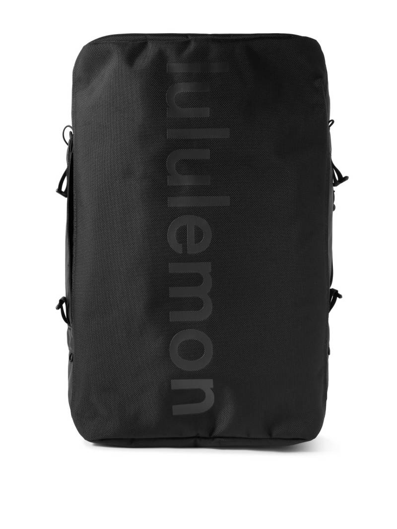Lululemon - 2-in-1 Convertible Logo-Print Shell Backpack - Men - Black von Lululemon