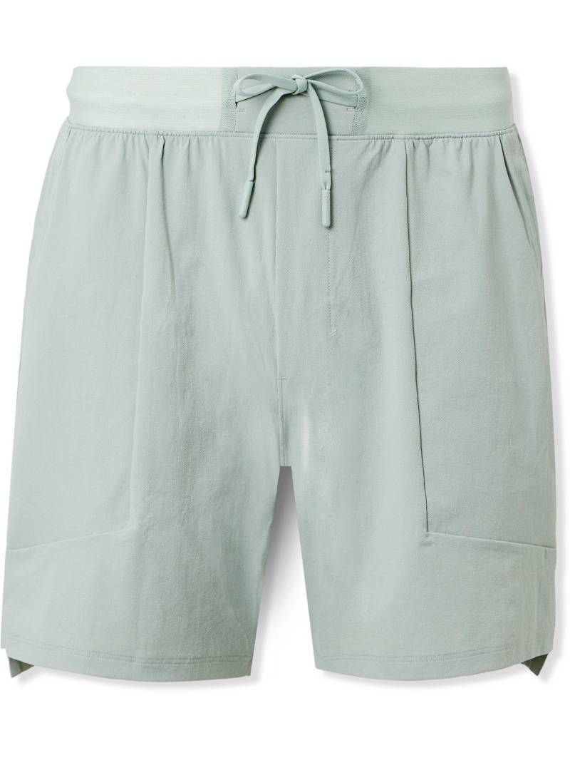 Lululemon - License to Train 7" Straight-Leg Stretch Recycled-Shell Drawstring Shorts - Men - Green - XL von Lululemon