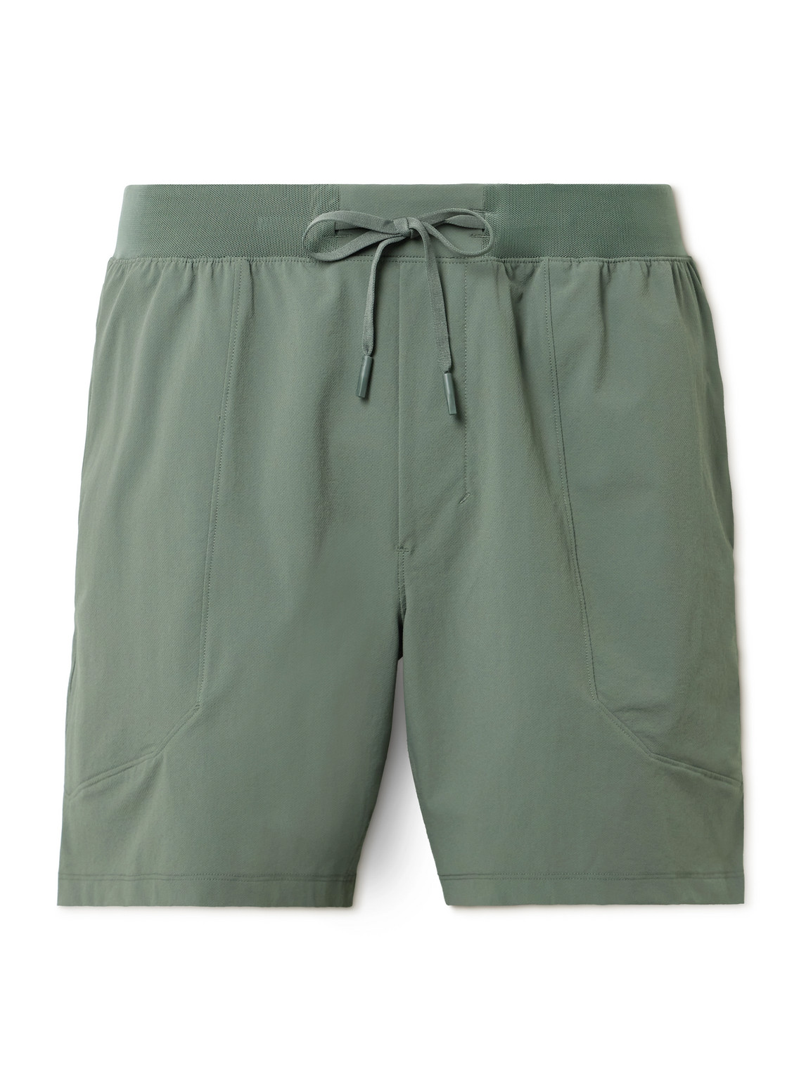 Lululemon - License to Train Linerless 7" Straight-Leg Stretch Recycled-Shell Drawstring Shorts - Men - Green - L Lululemon - License to Train Linerless 7" Straight-Leg Stretch Recycled-Shell Drawstring Shorts - Men - Green - L von Lululemon