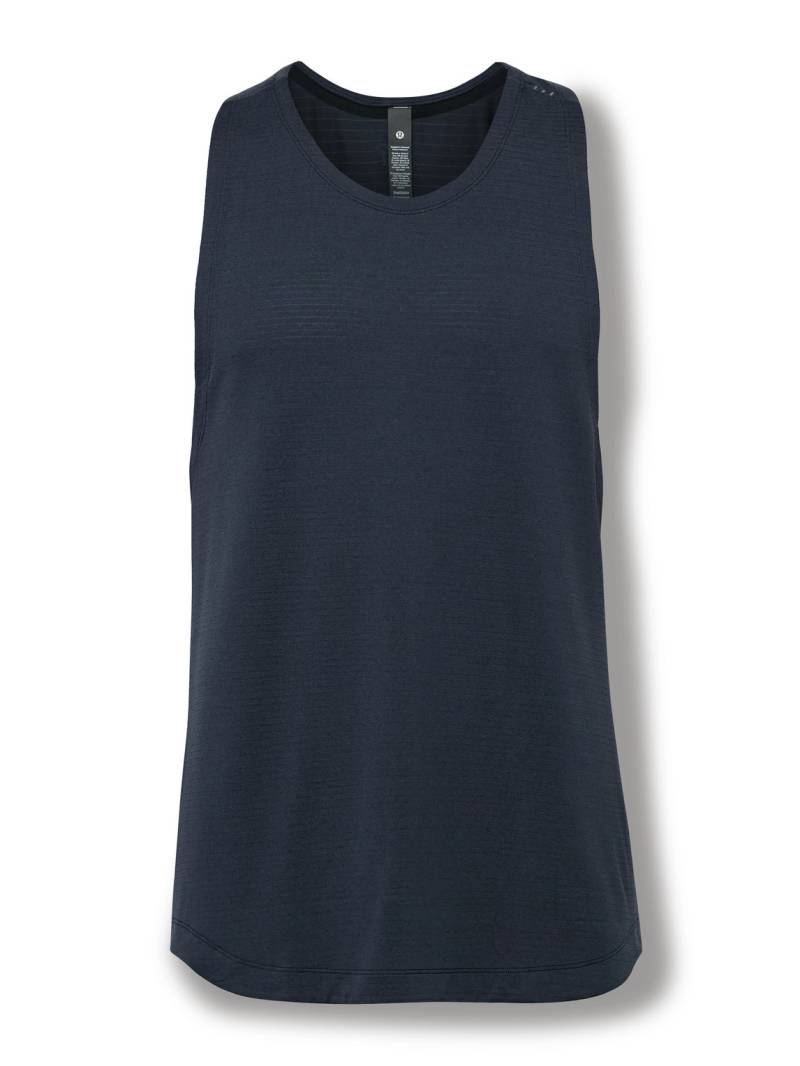 Lululemon - License to Train Recycled-Mesh Tank Top - Men - Blue - L von Lululemon