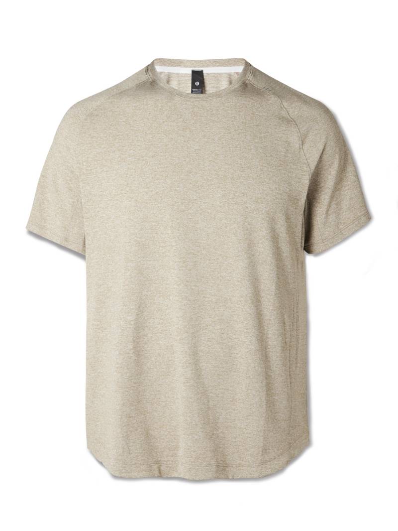 Lululemon - License to Train Stretch Recycled-Mesh T-Shirt - Men - Neutrals - XL von Lululemon