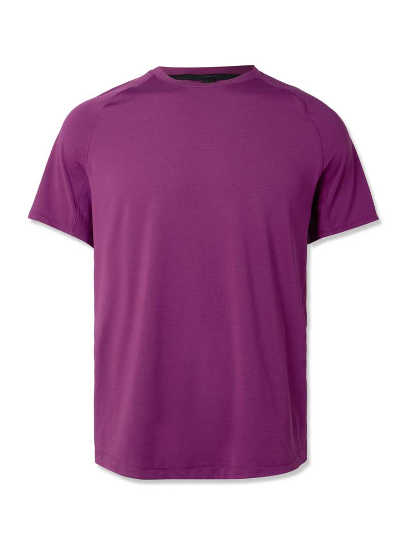 Lululemon - License to Train Stretch Recycled-Mesh T-Shirt - Men - Purple - L von Lululemon