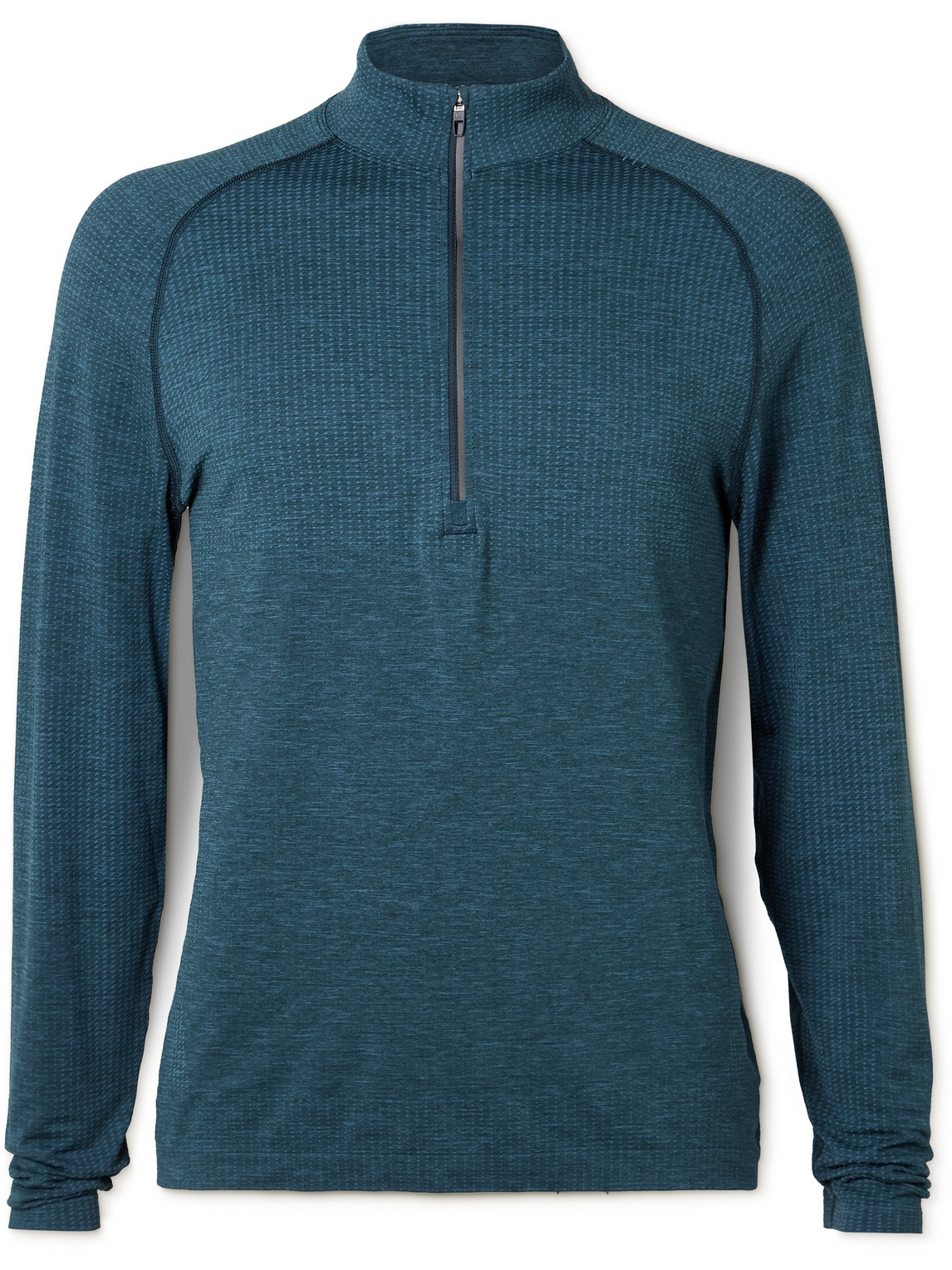Lululemon - Metal Vent Tech 2.5 Slim-Fit Stretch-Jersey Half-Zip Top - Men - Blue - M Lululemon - Metal Vent Tech 2.5 Slim-Fit Stretch-Jersey Half-Zip Top - Men - Blue - M von Lululemon